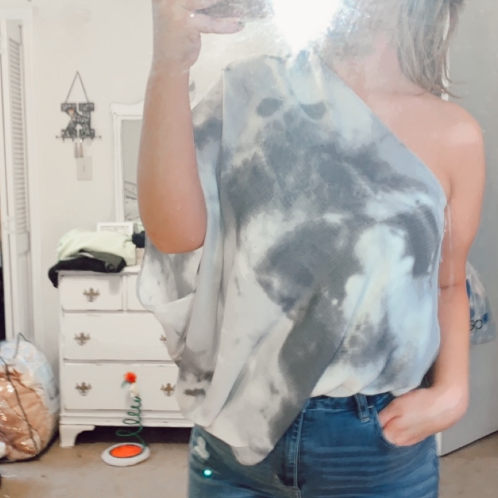 Boutique One Shoulder Top